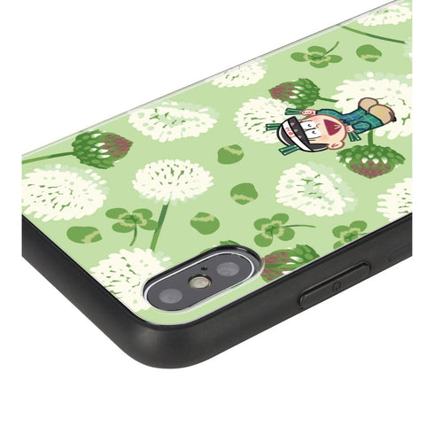 『おそ松さん』チョロ松 Botania 角丸強化ガラスiPhoneケース